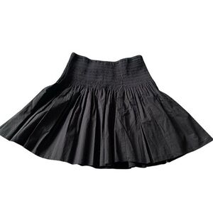 Club Monaco black cinch waist skirt